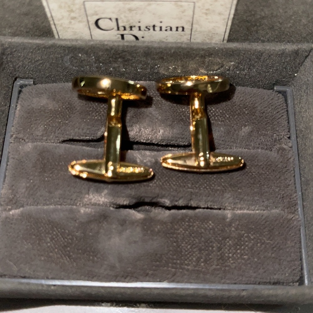 Christian Dior cufflinks 100% Authentic - Picture 6 of 8